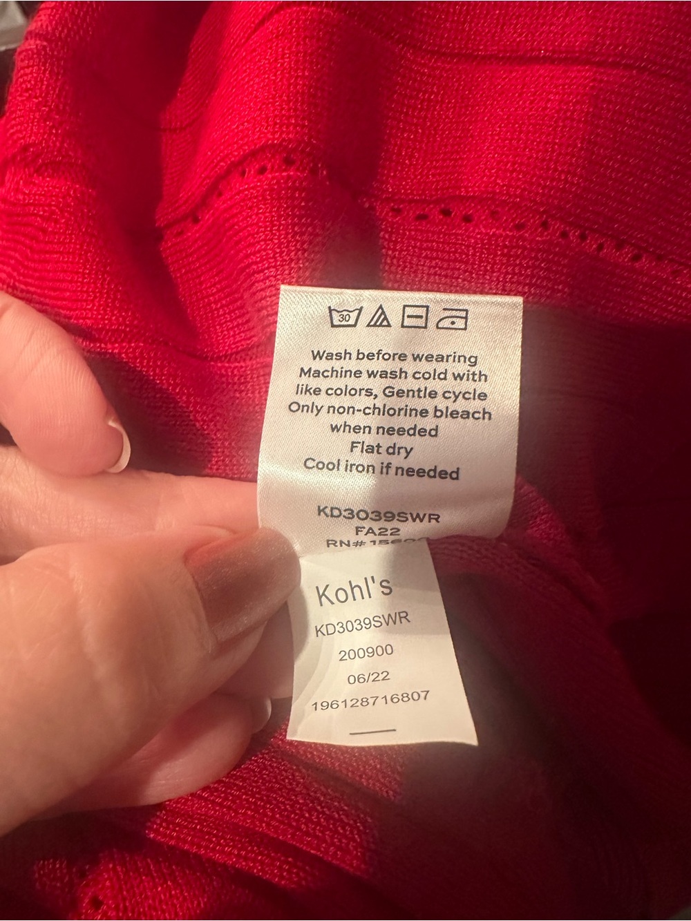 DRAPER JAMES RSVP Long Sleeve Sweater Dress - Picture 13 of 13